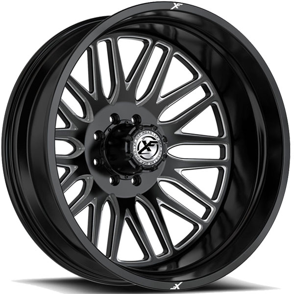 XF Off-Road XF-240 Dually Gloss Black Rear 8 Lug Center Cap