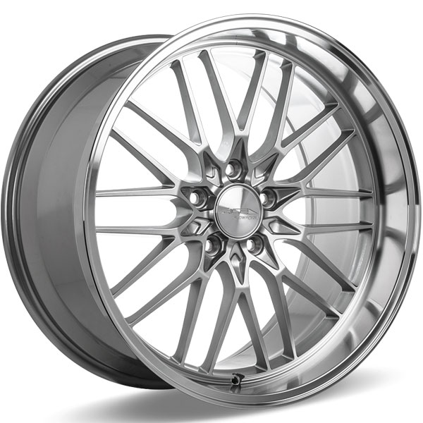 Ace Alloy AFF04 V004 Liquid Silver with Machined Lip